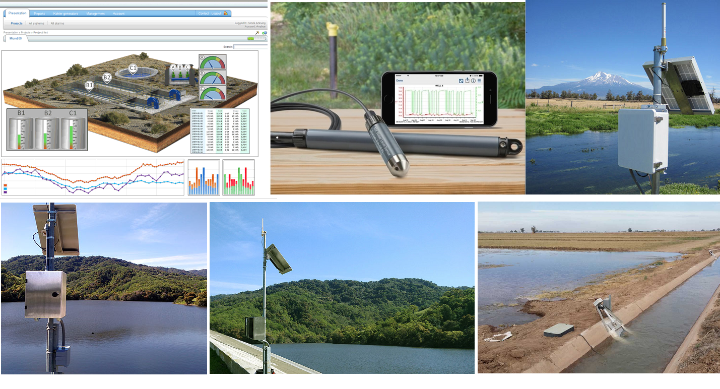 مانیتورینگ آنلاین و کنترل از راه دور پارامترهای آب عمق سنج